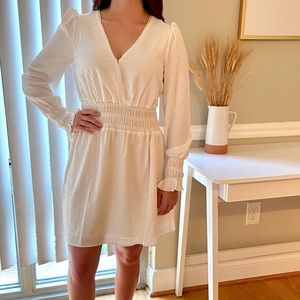 WAYF Delaney Dress White